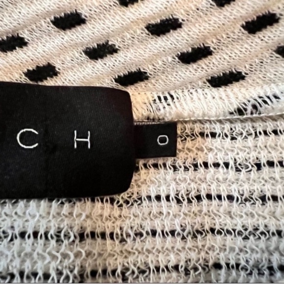 Hatch The Dash Knit Flounce Hem Dress SZ 0 Off White & black - Picture 13 of 13